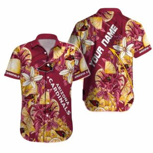 Personalized Arizona Cardinals Special Tropical Fruit Hawaiian Shirt