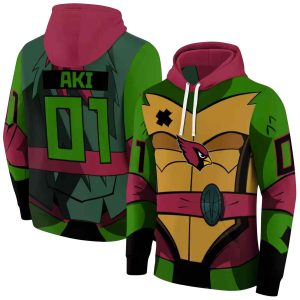 Personalized Arizona Cardinals Superhero Armor Red Green AOP Hoodie
