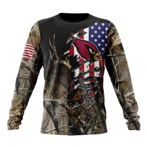Personalized Arizona Cardinals US Flag Special Camo AOP Sweatshirt