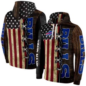 Personalized Buffalo Bills American Pride AOP Hoodie