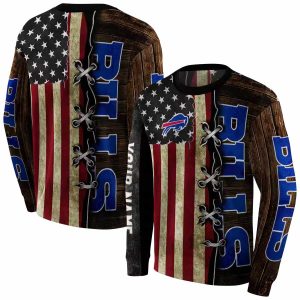 Personalized Buffalo Bills American Pride AOP Sweatshirt