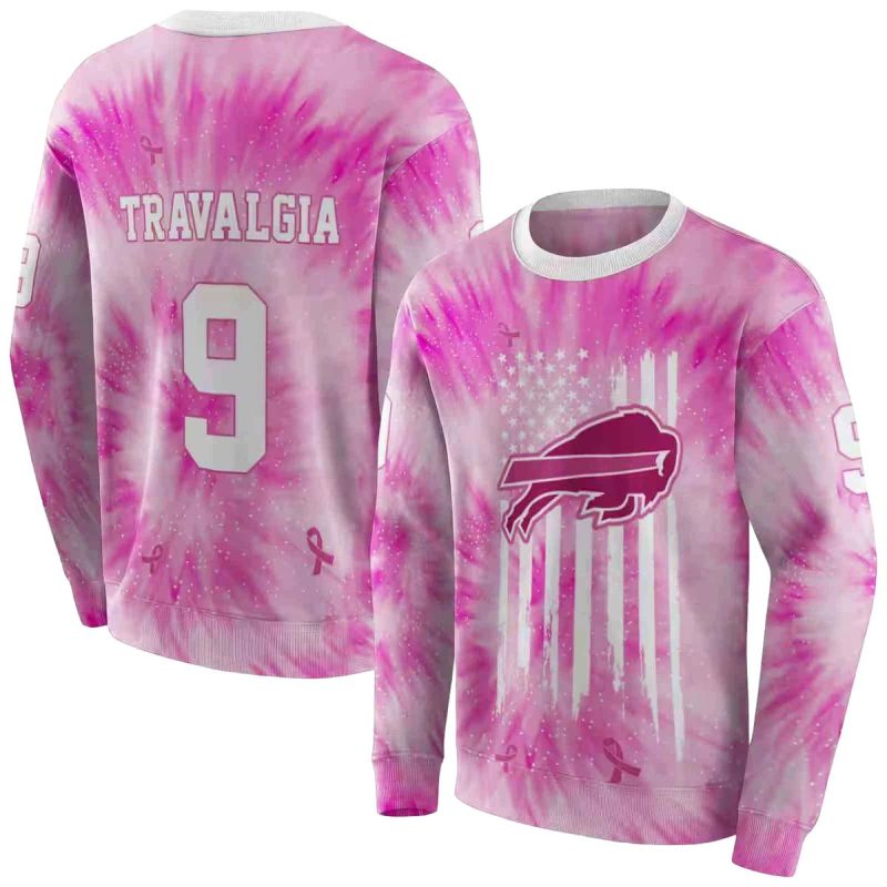 Personalized Buffalo Bills Cancer Support Pink Aop Sweatshirt 1