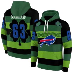 Personalized Buffalo Bills Celtic Patterns Green AOP Hoodie