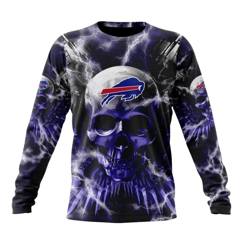 Personalized Buffalo Bills Expendables Skull Halloween Aop Sweatshirt 1