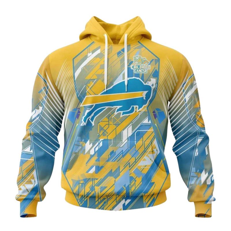Personalized Buffalo Bills Fearless Against Childhood Cancers Aop Hoodie 1
