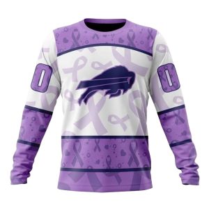 Personalized Buffalo Bills Fight Cancer AOP Sweatshirt