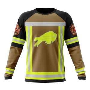 Personalized Buffalo Bills Firefighter Uniform AOP Sweatshirt