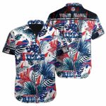 Personalized Buffalo Bills Floral Jungle Game Day Hawaiian Shirt