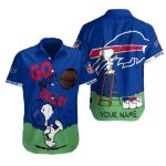 Personalized Buffalo Bills Go Bills Funny Snoopy Hawaiian Shirt