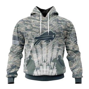 Personalized Buffalo Bills Honor Us Air Force Veterans AOP Hoodie