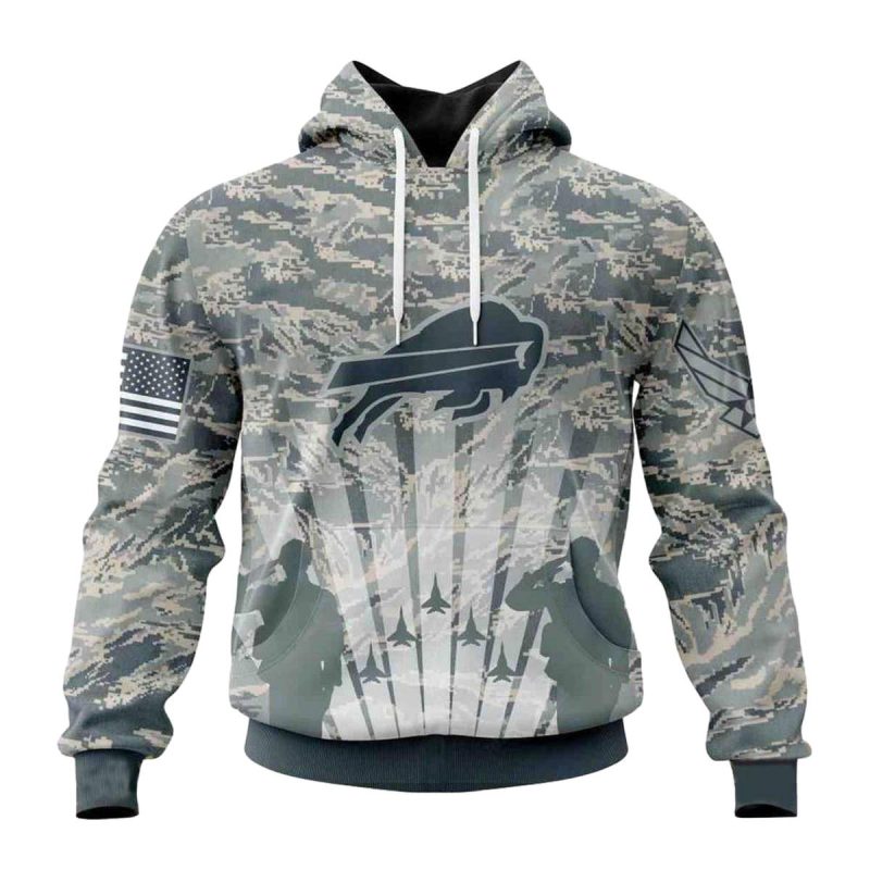 Personalized Buffalo Bills Honor Us Air Force Veterans Aop Hoodie 1