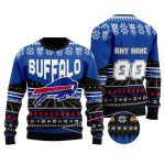 Personalized Buffalo Bills Logo And Stadium Ugly Sweater