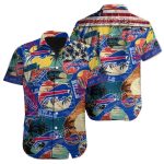 Personalized Buffalo Bills Logo Coastal Collage Hawaiian Shirt