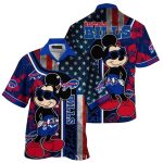 Personalized Buffalo Bills Mickey Graphic Us Flag Hawaiian Shirt