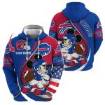 Personalized Buffalo Bills Mickey Player AOP Hoodie
