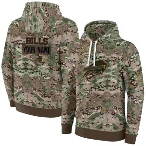 Personalized Buffalo Bills Military Style AOP Hoodie