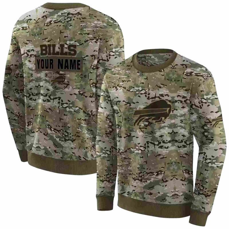 Personalized Buffalo Bills Military Style Aop Sweatshirt 1