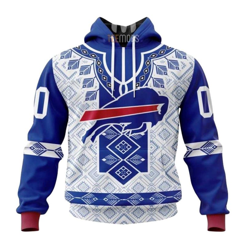 Personalized Buffalo Bills Native Pattern Aop Hoodie 1