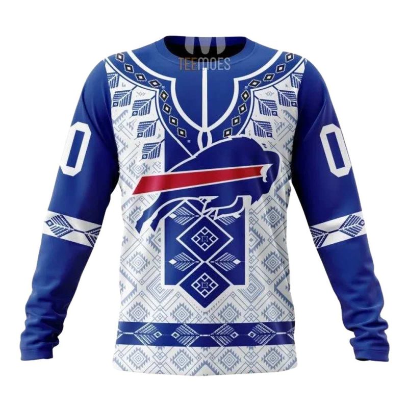 Personalized Buffalo Bills Native Pattern Aop Sweatshirt 1