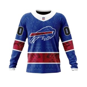 Personalized Buffalo Bills Native With Samoa Culture AOP Sweatshirt