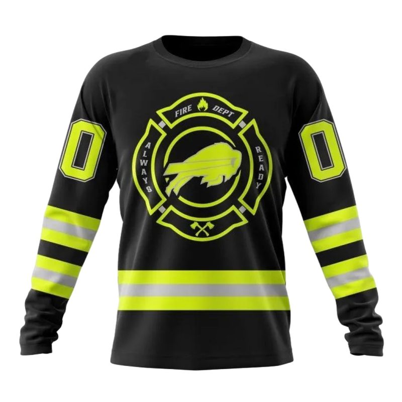Personalized Buffalo Bills Special Firefighter Uniform Aop Sweatshirt 1