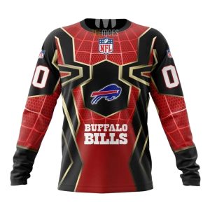 Personalized Buffalo Bills Spider Man Red AOP Sweatshirt