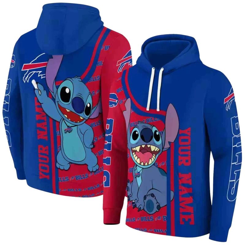 Personalized Buffalo Bills Stitch Blue Aop Hoodie 1