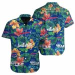 Personalized Buffalo Bills Tropical Jungle Touchdown Hawaiian Shirt