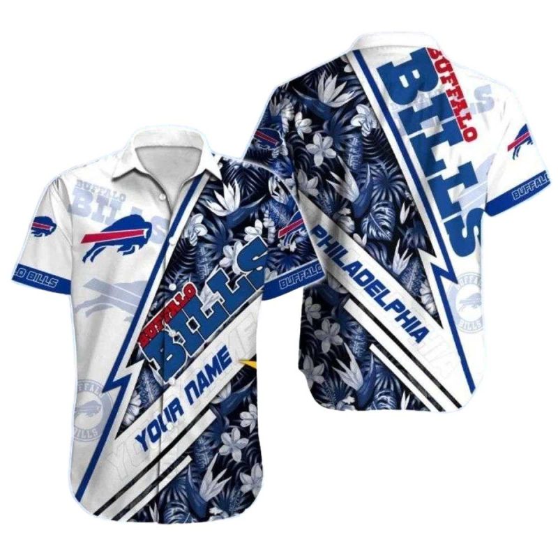 Personalized Buffalo Bills Tropical Night Bloom Hawaiian Shirt 1