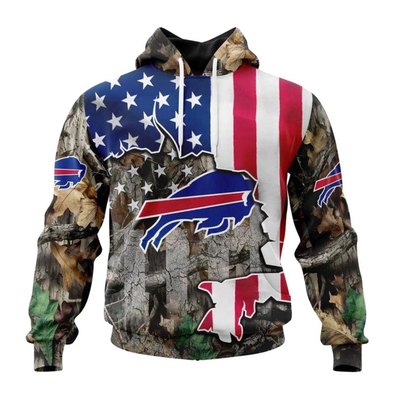 Personalized Buffalo Bills Usa Flag Camo Realtree Hunting Aop Hoodie 1