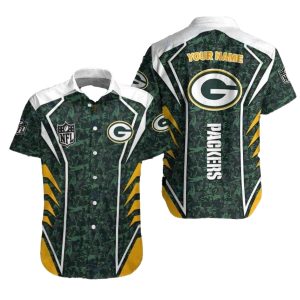 Personalized Camouflage Kickoff Green Bay Packers Hawaiian Shirt