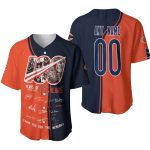 Personalized Chicago Bears 100 Years Of Bears Thank You For The Memories Baseball Jersey