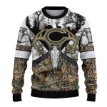 Personalized-Chicago-Bears-Big-Logo-And-Deer-Antlers-AOP-Sweatshirt-2