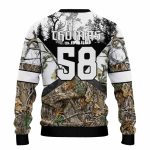Personalized-Chicago-Bears-Big-Logo-And-Deer-Antlers-AOP-Sweatshirt-3
