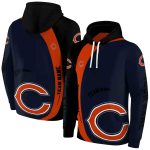 Personalized-Chicago-Bears-Big-Logo-Minimalist-Design-Blue-Black-AOP-Hoodie-1