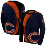 Personalized-Chicago-Bears-Big-Logo-Minimalist-Design-Blue-Black-AOP-Sweatshirt-1