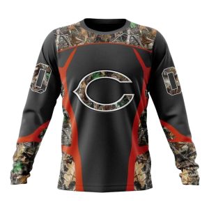 Personalized Chicago Bears Camo Hunting Design AOP Sweatshirt