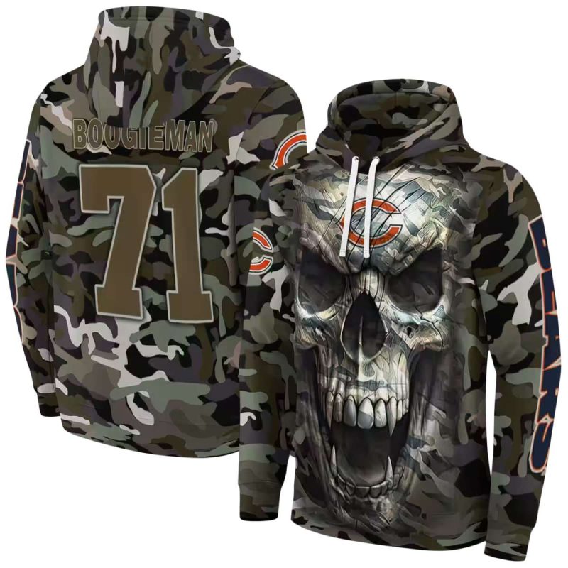 Personalized-Chicago-Bears-Camo-Skull-Aop-Hoodie-1 Personalized Chicago Bears Camo Skull Aop Hoodie 1