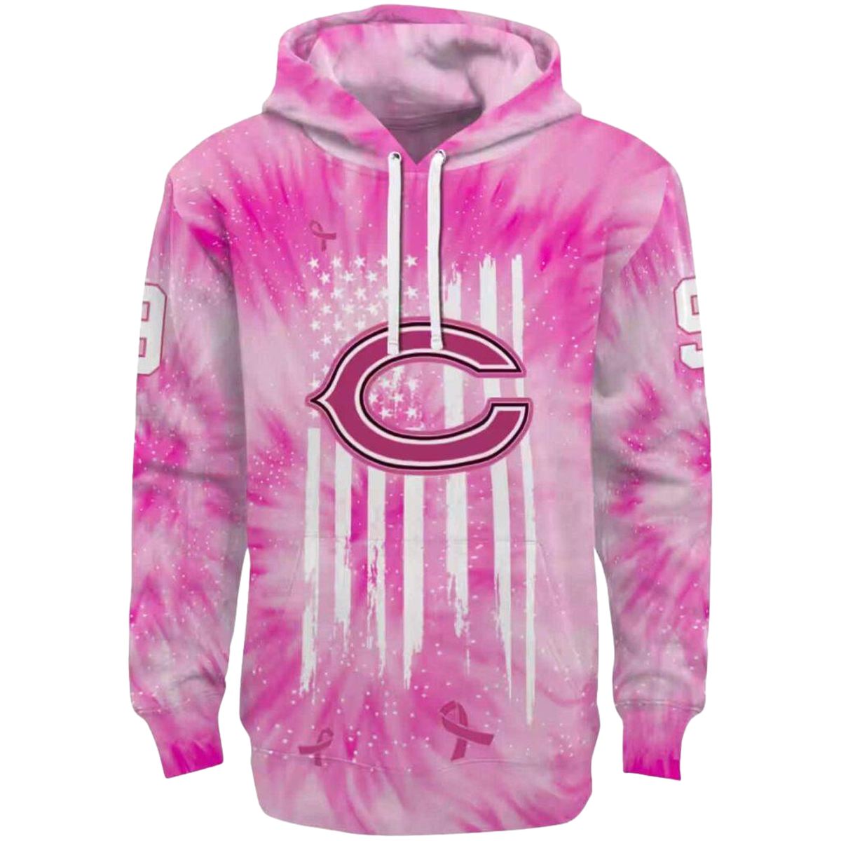 Personalized-Chicago-Bears-Cancer-Support-Pink-AOP-Hoodie-2