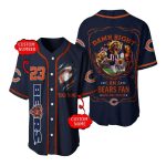 Personalized Chicago Bears Damn Right I Am A Bears Fan Baseball Jersey