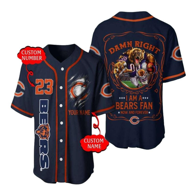 Personalized-Chicago-Bears-Damn-Right-I-Am-A-Bears-Fan-Baseball-Jersey-1 Personalized Chicago Bears Damn Right I Am A Bears Fan Baseball Jersey 1