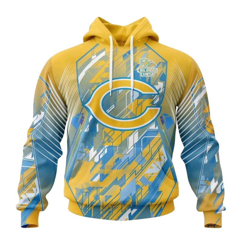 Personalized Chicago Bears Fearless Against Childhood Cancers Aop Hoodie 1