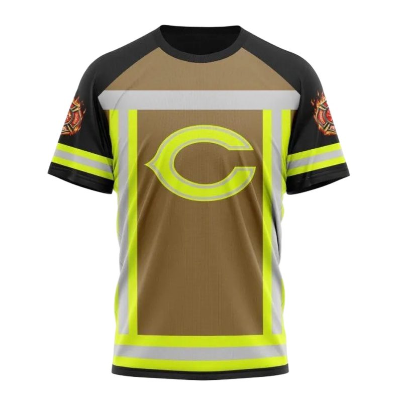 Personalized Chicago Bears Firefighter Cosplay Aop T Shirt 1