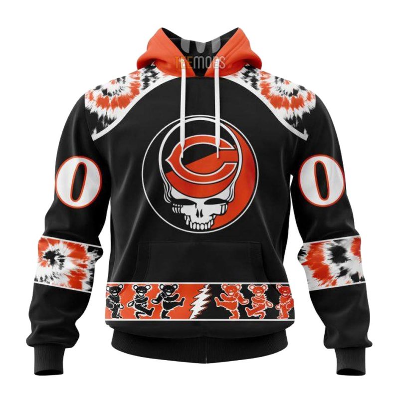 Personalized Chicago Bears Grateful Dead Aop Hoodie 1