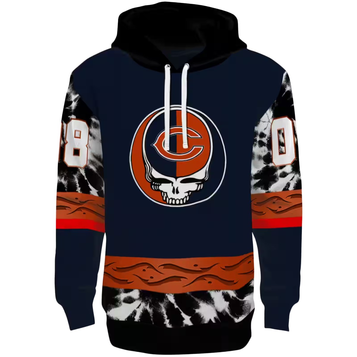 Personalized-Chicago-Bears-Grateful-Vibes-Blue-AOP-Hoodie-2