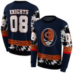Personalized-Chicago-Bears-Grateful-Vibes-Blue-AOP-Sweatshirt-1