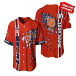 Personalized Chicago Bears In My Heart Baseball Jersey