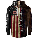Personalized-Chicago-Bears-Logo-And-American-Pride-AOP-Hoodie-2