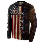 Personalized-Chicago-Bears-Logo-And-American-Pride-AOP-Sweatshirt-2