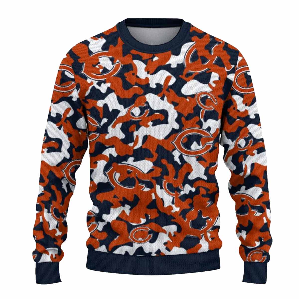 Personalized-Chicago-Bears-Logo-And-Camouflage-Motif-AOP-Sweatshirt-2